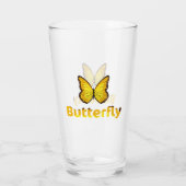 Schmetterling Glas (Rückseite)