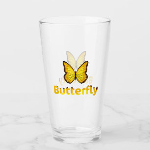 Schmetterling Glas