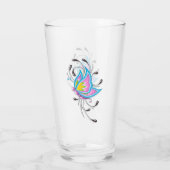 Schmetterling Glas (Rückseite)