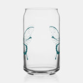Schmetterling Glas Dose (Rechts)