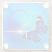 Schmetterling Glasuntersetzer (Rückseite)