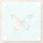 Schmetterling Glasuntersetzer (Rückseite)