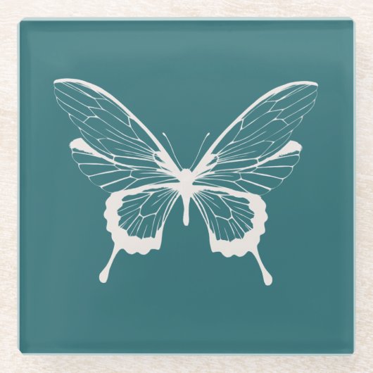 Schmetterling Glasuntersetzer (Vorderseite)