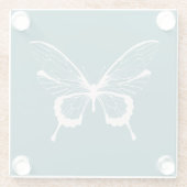 Schmetterling Glasuntersetzer (Rückseite)