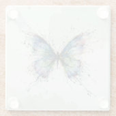 Schmetterling Glasuntersetzer (Rückseite)
