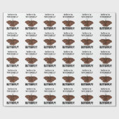 Schmetterling glaubt an euch selbst Schmetterling Geschenkpapier (Flach)