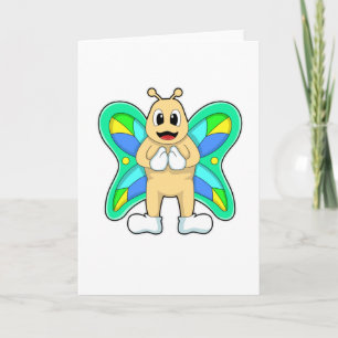 Schmetterling glücklich karte