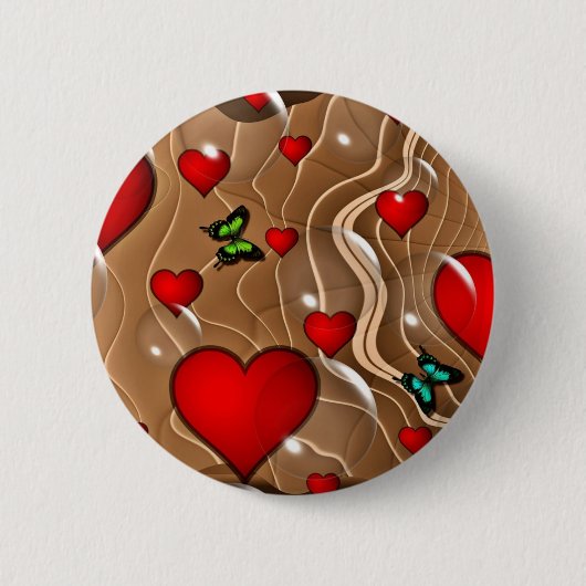 Schmetterling & Gold Button (Vorderseite)