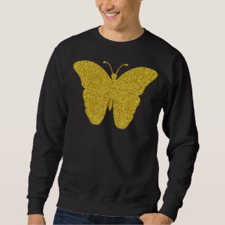 Schmetterling Golden Insect Animal for Girls Ehefr Sweatshirt