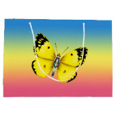 Schmetterling Große Geschenktüte (Rückseite)