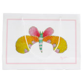 Schmetterling Große Geschenktüte (Rückseite)