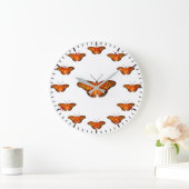 Schmetterling Große Wanduhr (Zuhause)