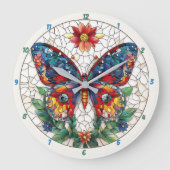 Schmetterling Große Wanduhr (Vorderseite)