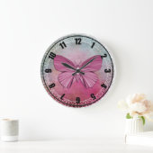 Schmetterling Große Wanduhr (Zuhause)