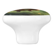 Schmetterling-Guinea Keramikknauf (Seitenansicht)