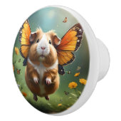 Schmetterling-Guinea Keramikknauf (Rechts)