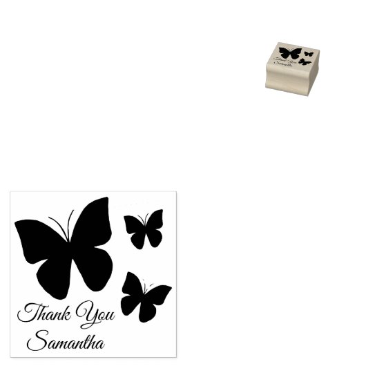Schmetterling Gummistempel (Stempel)