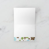 Schmetterling hallo Notecard Karte (Innenseite)