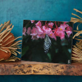 Schmetterling hängt an Blumen Fotoplatte (Seite)