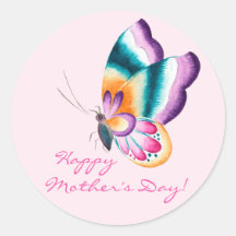 Schmetterling | Happy Mother's Day Stickers