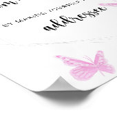 Schmetterling hilft der geschäftigen Mama zu sein Poster (Ecke)