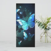 Schmetterling Hinweiskarte (Stehend Vorderseite)