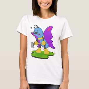 Schmetterling Holzfälleraxt Wald T-Shirt