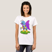 Schmetterling Holzfälleraxt Wald T-Shirt (Vorne ganz)