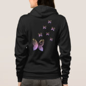 Schmetterling Hoodie (Rückseite)