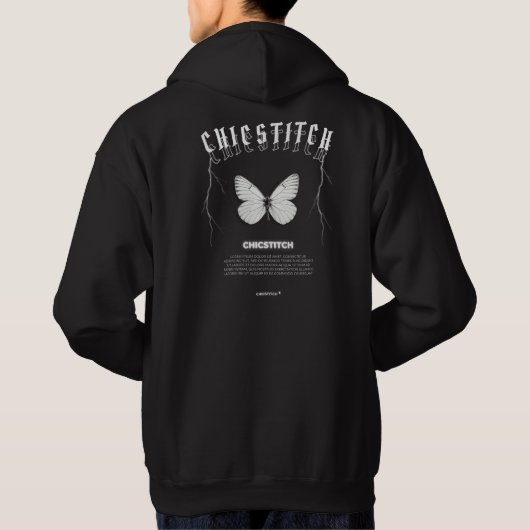 Schmetterling Hoodie (Rückseite)