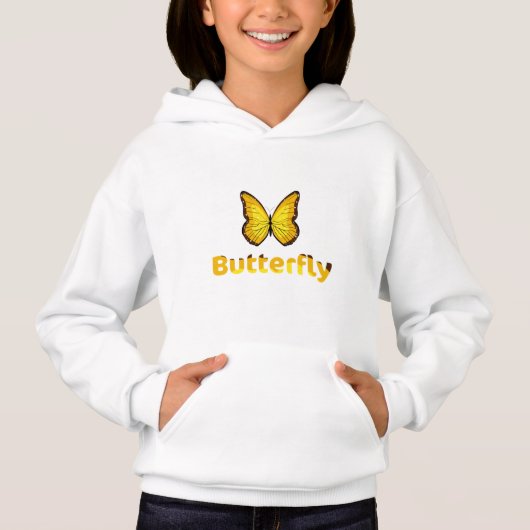 Schmetterling Hoodie (Vorderseite)