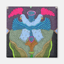 Schmetterling - Hühner des Meeres Magnet