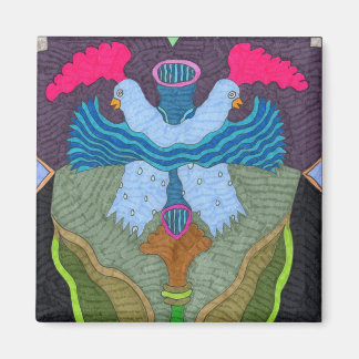 Schmetterling - Hühner des Meeres Magnet