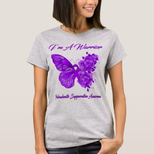 Schmetterling Ich bin ein Krieger Hidradenitis Sup T-Shirt