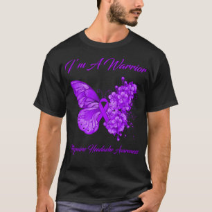 Schmetterling Ich bin ein Krieger Migräne Kopfschm T-Shirt