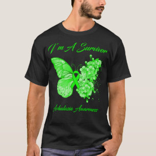 Schmetterling Ich bin ein Überlebender Achalasie-B T-Shirt