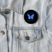 Schmetterling Ich bin ein Überlebender Alopecia-Be Button (Beispiel)