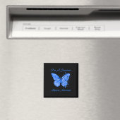 Schmetterling Ich bin ein Überlebender Alopecia-Be Magnet (In Situ (Geschirrspüler))