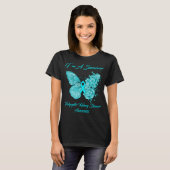 Schmetterling Ich bin ein Überlebender polyzystisc T-Shirt (Vorne ganz)