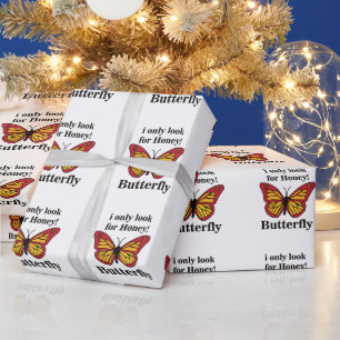 Schmetterling Ich Suche Nur Nach Honig Schmetterli Geschenkpapier