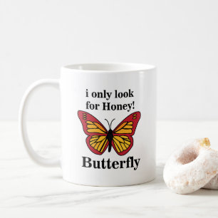 Schmetterling Ich Suche Nur Nach Honig Schmetterli Kaffeetasse