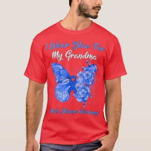 Schmetterling, ich trage Blau für meine Oma Behcet T-Shirt