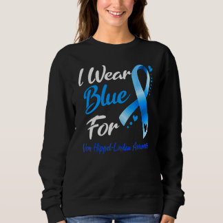 Schmetterling Ich trage Blau für Von Hippel Lindau Sweatshirt