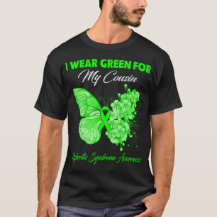 Schmetterling Ich trage Grau für Narkolepsie Bewus T-Shirt