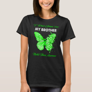 Schmetterling ich trage Grün für meine Mutter-Mutt T-Shirt