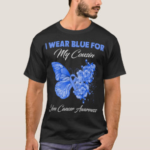 Schmetterling Ich trage Grün für meinen Cousin Col T-Shirt