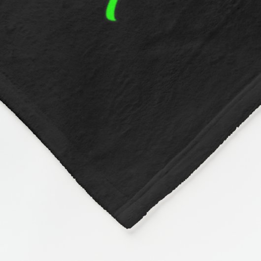 Schmetterling Ich trage Grün für meinen Vater Lebe Fleecedecke (Ecke)