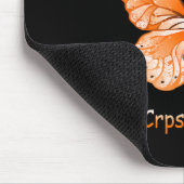 Schmetterling Ich trage Orange für meinen Bruder R Mousepad (Ecke)