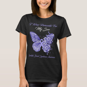 Schmetterling Ich trage Periwinkle für meinen Sohn T-Shirt