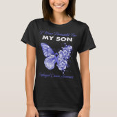 Schmetterling Ich trage Periwinkle für meinen Sohn T-Shirt (Vorderseite)